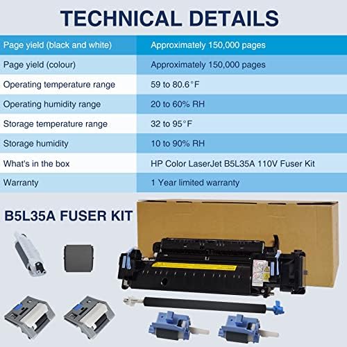 B5l35a komplet za održavanje Fusera 110v, kompatibilan sa B5L35-67901, B5L35-67902, RM2-0011, za HP Color