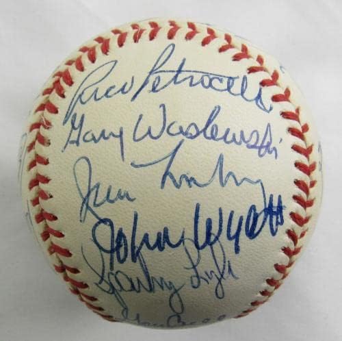 1967. Red Sox tim potpisao bejzbol Carl Yastrzemski Bobby Doerr +23 JSA XX34301 - AUTOGREMENA BASEBALLS