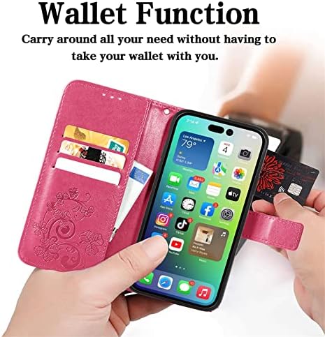 Futrola za iPhone 14 Pro Max,torbica za novčanik sa utorima za kreditne kartice,PU kožna preklopna futrola