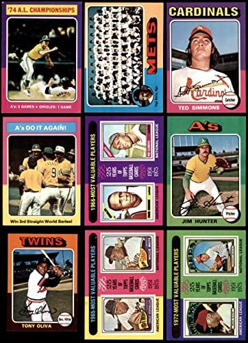 1975 TOPPS Baseball kompletan set Ex / MT +
