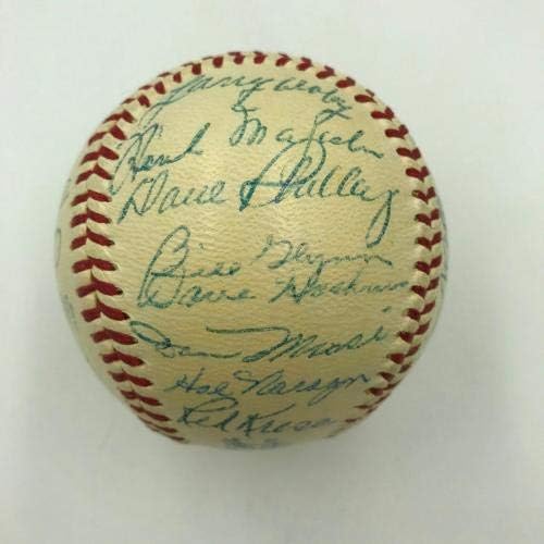 Prekrasan 1949. godine Cleveland Indijanci tim potpisao je bejzbol američke lige - autogramirane bejzbol