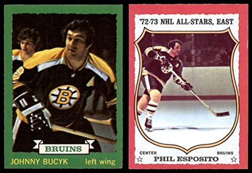 1973-74 O-Pee-Chee Boston Bruins u blizini Team Set Boston Bruins VG / Ex + Bruins