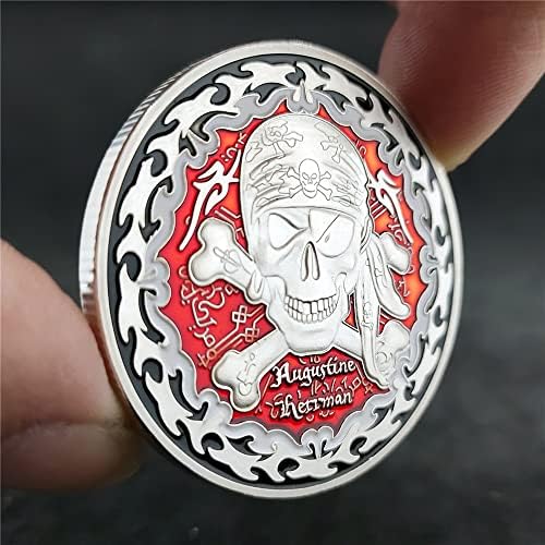 Gusarski komemorativni novčići metalni novčić obojen deviznim dječakom Hunt Hunt Game Prop Coin Metal