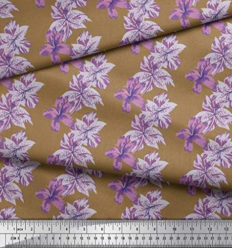 Soimoi pamučna Jersey tkanina Azalea cvjetna tkanina za štampanje u dvorištu širine 58 inča