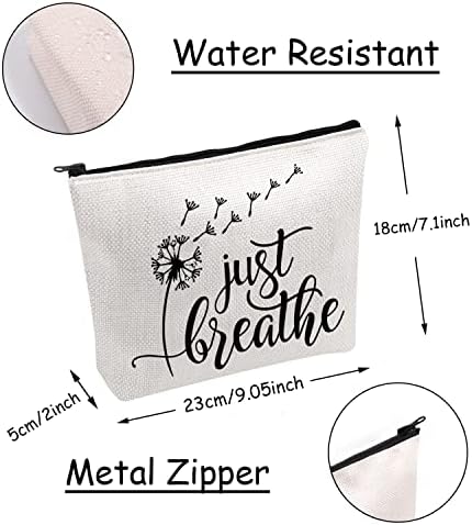Jxgzso maslačak inspirativna torba za šminkanje maslačak kozmetička torba meditacija Yoga poklon za ljubitelje