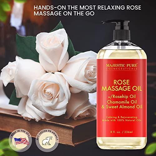 MAJESTIC PURE Coconut ulje za masažu i paket ulja za masažu ruže