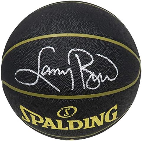 Larry Bird potpisan spalding nadmorske visine crne NBA košarka - autogramirane košarkama