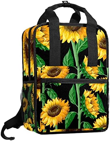Tbouobt putni ruksak lagani laptop casual ruksak za žene muškarci, tropski listovi monstera umjetnički