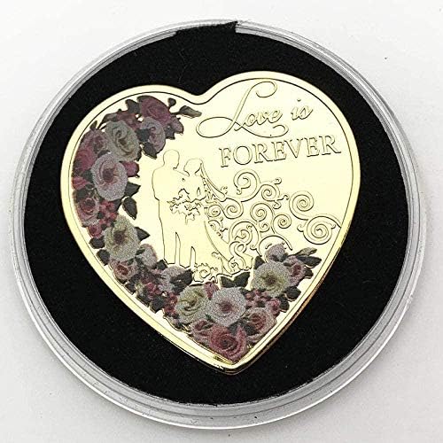 Niue Wedding Med Rose Coin Rose COIN pozlaćena prigodna kolekcija novčića Ljubav Boja Štamparija Brak Tanabata