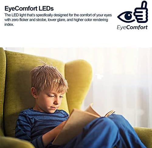 Explux LED A21 3-smjerna sijalica bez treperenja sa EyeComfort tehnologijom, 60W/100w/150w ekvivalent, 800/1700/2450 lumena, 5000k dnevno svjetlo, 2 pakovanja