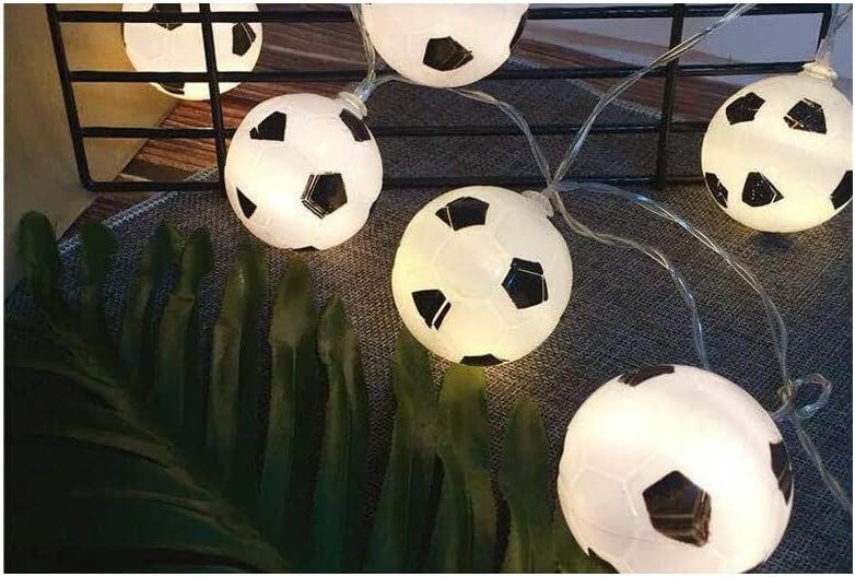 VinTopsh fudbalska žičana svjetla, 10ft fudbalska žičana svjetla Fairy dekoracija svjetla za dom,KTV, Bar,