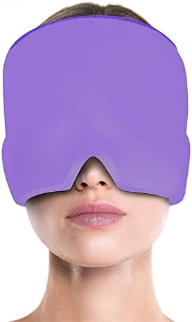 Follsy ublaži glavobolju hladni oblog pokrivala za glavu udobna rastezljiva ledena torba za oči maska za