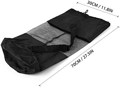 Lixada torba za nošenje prostirke za jogu 11,8 x 27,5 inča mrežasta torba za prostirku za jogu lagana prozračna