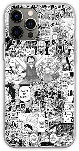 Robe-trgovina kompatibilna sa iphone 12 pro max case sanji luffy zoro jedinstveni jedan komad manga dizajn mekani TPU print čista jasna zaštitna futrola