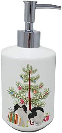 Caroline's bysures CK3462Soap Japanska brada Božićna stabla keramička sapuna, ručne boce sa sapunom za pumpe