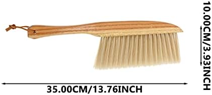 LuxShiny metla za prašinu četkica za prašinu kose četkica za uklanjanje kose Ručno metla sa drvenom ručicom