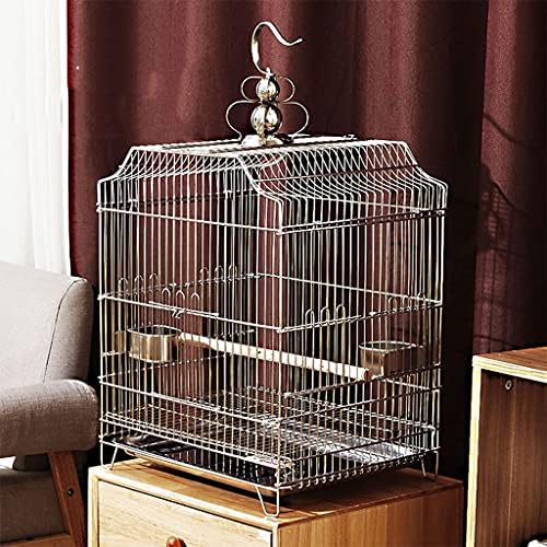 Birdcage Bird Cage Budgerigar Cage može donijeti uzgojnu kutiju velikim nehrđajućim čeličnim kavezom za