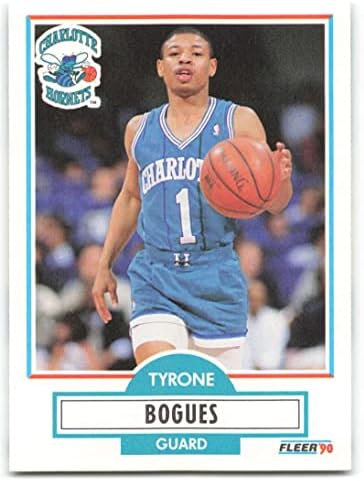 1990-91 FLEER # 16 Muggsy Bogues NM-MT Charlotte Hornets službeno licencirana NBA košarkaška trgovačka kartica
