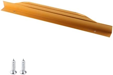Semetall 4kom natrag Mount Finger Edge Pulls Gold, 250mm modernom stilu Finger Pull kabinet ručke za kuhinjski dnevni boravak ladica Ormar vrata