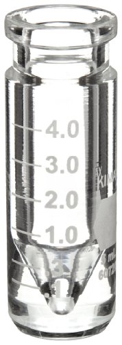 Kimble 60720-5 Borosilikat staklo 5ml Accuform diplomirani aluminijski brtvilo Micro boilu, bez zatvaranja
