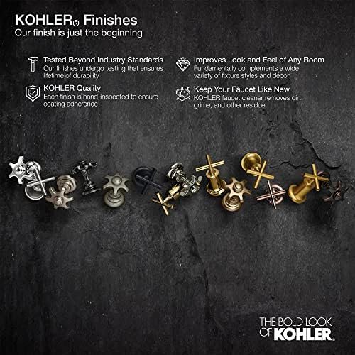 Kohler 28124-4k-bl Venza Centserset Slavina za umivaonik u kupaonici, 1.2, mat crna, 1,0 gpm
