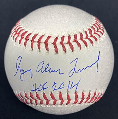 Gregory Alan Maddux Greg Puni naziv HOF 2014 Potpisan bejzbol JSA svjedok - autogramirani bejzbolls