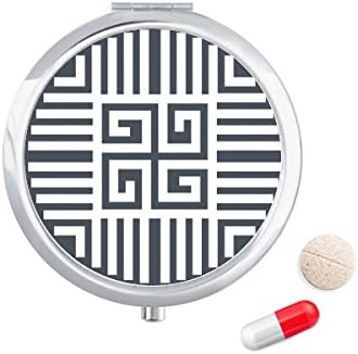 Tradicionalna Kineska Kineska Kutija Za Pilule Sa Četiri Simbola Džepna Kutija Za Skladištenje Lijekova