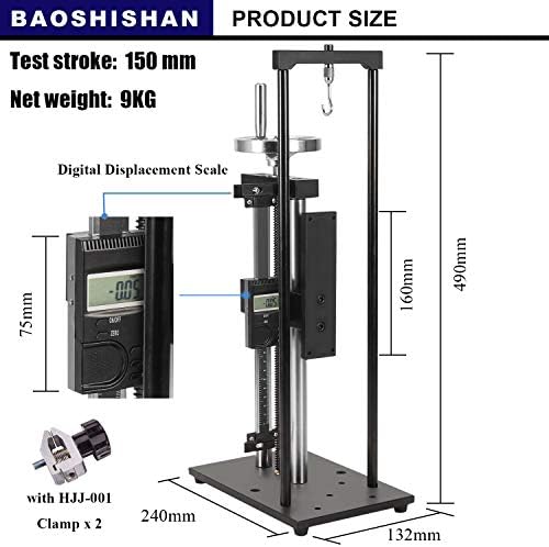 Baoshishan stalak za ispitivanje sile Tester zateznog i kompresijskog opterećenja sa ručnim kotačem sa digitalnom