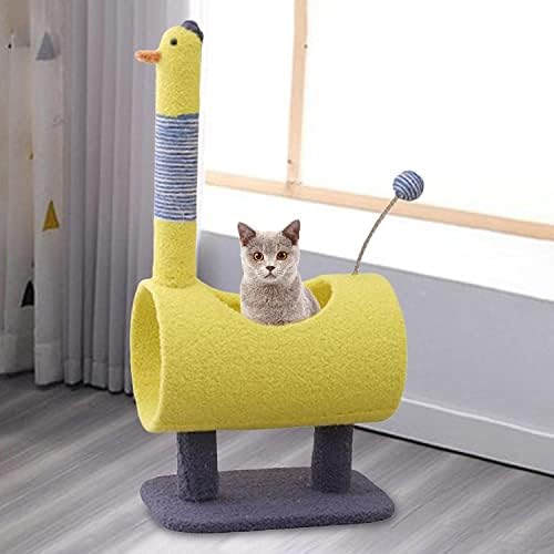Krivs Plish Cat Penging Tower Center Center Condo, CAT Interactive igračke, Igrajte kuću, Mačja stablo za