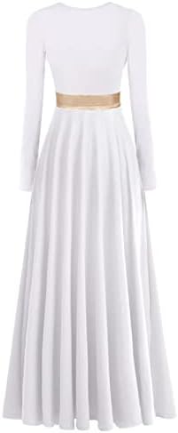 PAOTIT žene obožavanje liturgijske plesne haljine pune dužine crkvene ogrtač Moderna pohvala plesna haljina
