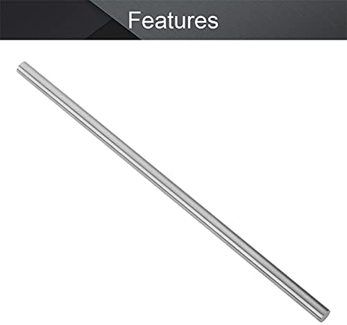 Utoolmart okrugli čelični štap, 10 mm HSS Lathe bar Stock alat 200mm, za bušilice zupčanika bušilica bušilica,