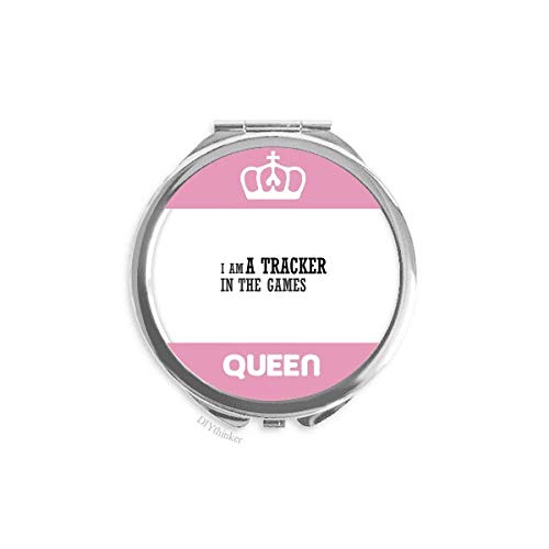 Ja sam Tracker u igrama Mini dvostrano prenosivo ogledalo za šminkanje Queen