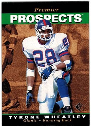 1995 Gornja paluba SP New York Giants Team set sa Tyrone Wheatley RC & Herschel Walker - 7 NFL kartice
