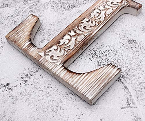 Warteter Seoska kuća jesti znak, zidni ukrasni drveni slova sa rezbarenim uzorcima
