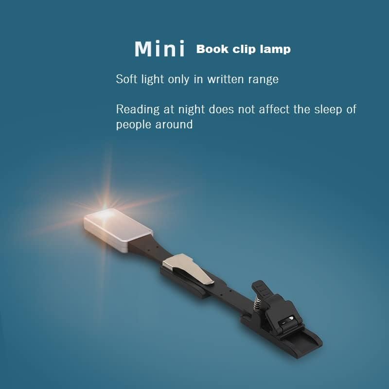 IMIMFA lampica sa stezaljkom zatamnjenja Mini LED lampicom, dvostrukim snimkom 3 učenje temperature u boji