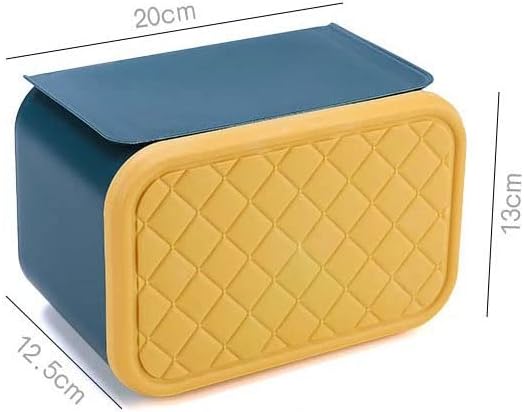 Genigw multifunkcijski toaletni papir Držač vodootporni toaletni tkivni kutija za skladištenje zidova nosača