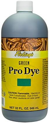 Fiebing's Pro Dye Green 32 Oz - trajno prodorna profesionalna ulja boja za bojenje kože