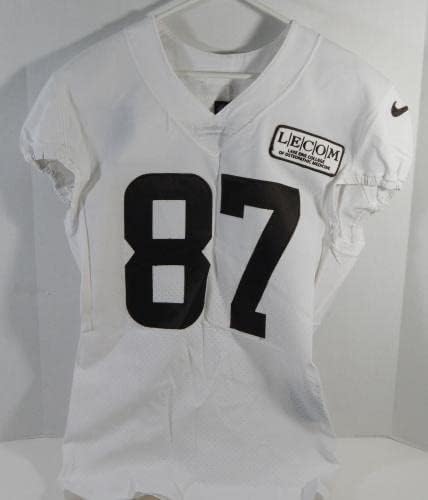 2020 Cleveland Browns Jordan Franks # 87 Igra Polovni dres bijele prakse 42 358 - Neincign NFL igra rabljeni dresovi