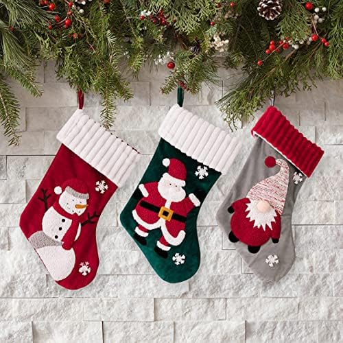 Roglry Božićne čarape personalizirani božićni ukrasi čarape Pokloni Božićne čarape Bulk Velike veličine
