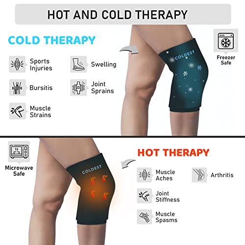 Najhladniji paket leda za koljena 360-kompresija protiv bolova u koljenu, gel za višekratnu upotrebu za