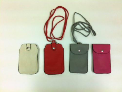 Kožna torbica za telefon za telefon - Khaki