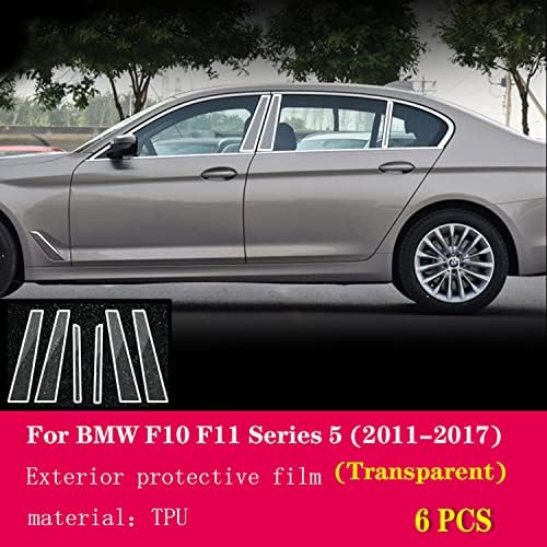 GZGZ CAR Eksterijer auto-stubovi za prozor za zaštitu protiv ogrebotine, za BMW F10 F11 serije 5 2011-2017