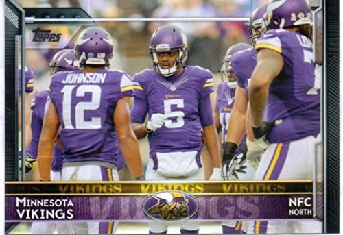 Minnesota Vikings 2015 TOPPS NFL Fudbal Kompletna redovna izdanja 16 set tima kartice, uključujući Cordanrelle