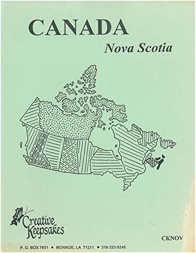 Creative Keepsakes Kanada: Nova Scotia-Cross Stitch Sampler