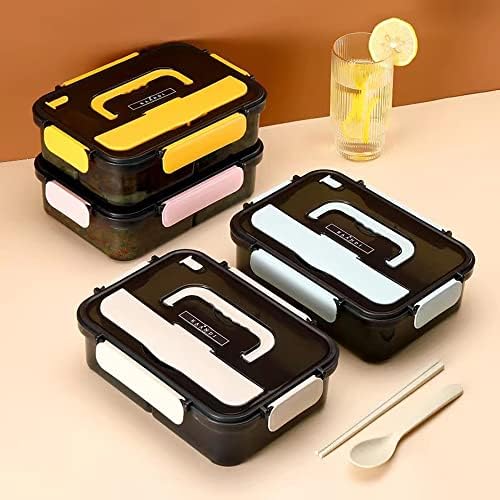 Odvojena bento kutija, Bento kutija sa kašikom i viljuškama, odrasli Bento kutija, grijana kutija za ručak,