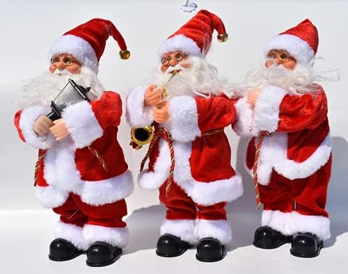 2021 Novi božićni ukrasi Santa Claus Electric Music Music Lutka dječja igračka puhala saksofon
