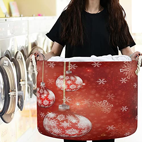 Visesunny Božić Prekrasne ukrase Košare za pranje rublja od skladišta kante za odlaganje košara za skladištenje