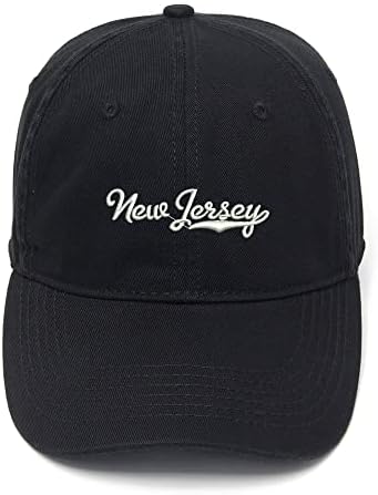 Cijia-cijia muške bejzbol kapice New Jersey - NJ vezeni kat oprao pamučni šešir