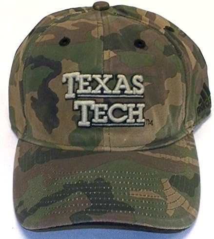 Adidas Texas Tech Red Raiders Camo Slouch Flex Hat - L / XL