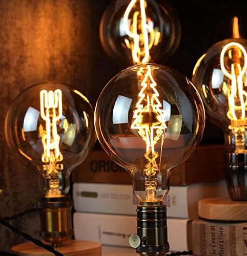 G125 velika Globus Vintage Edison sijalica E27 LED žarulja sa žarnom niti za kućno dekorativno osvjetljenje,